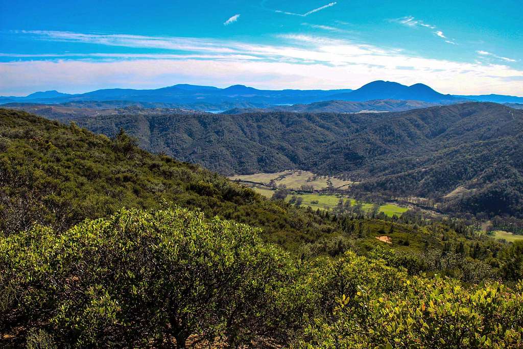 Over Long Valley from Wolf Creek Ridge