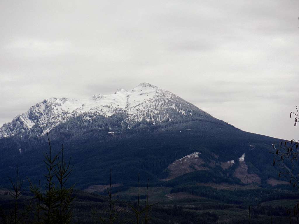 Mount Pilchuck from south side of Miniature Mountain