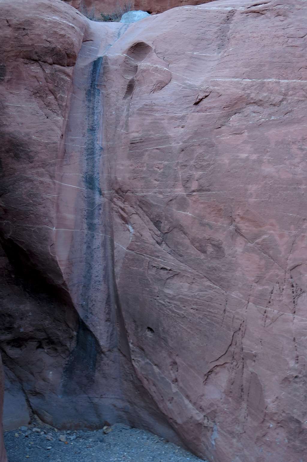 Waterfall Obstacle in Canyon-- Upper Drop