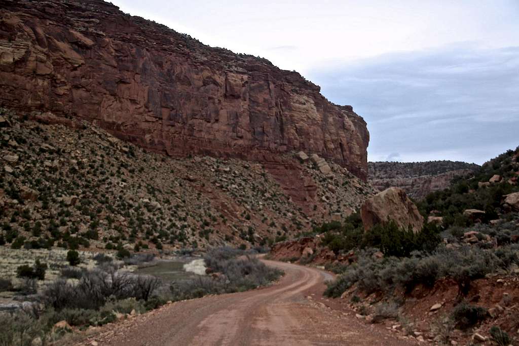 River Rd along Dolores River