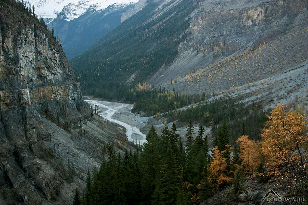 Thousand Falls valley at dusk