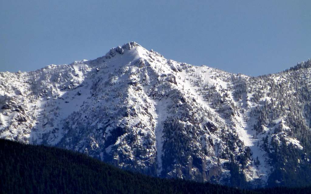 Bald Mountain (telephoto) from Highwire's east summit
