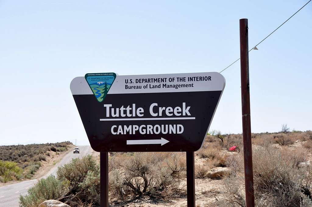 Tuttle Creek sign