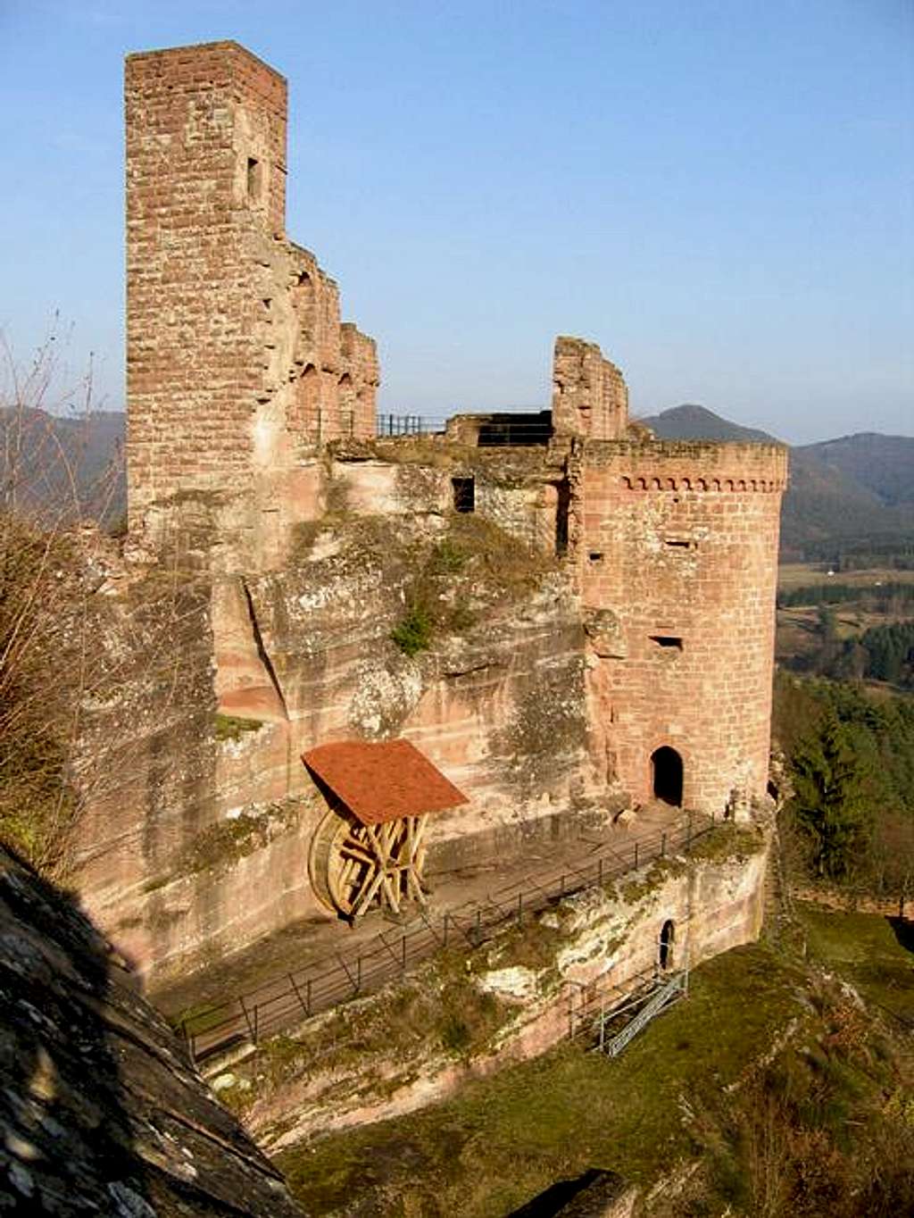 Altendahn Castle seen from...