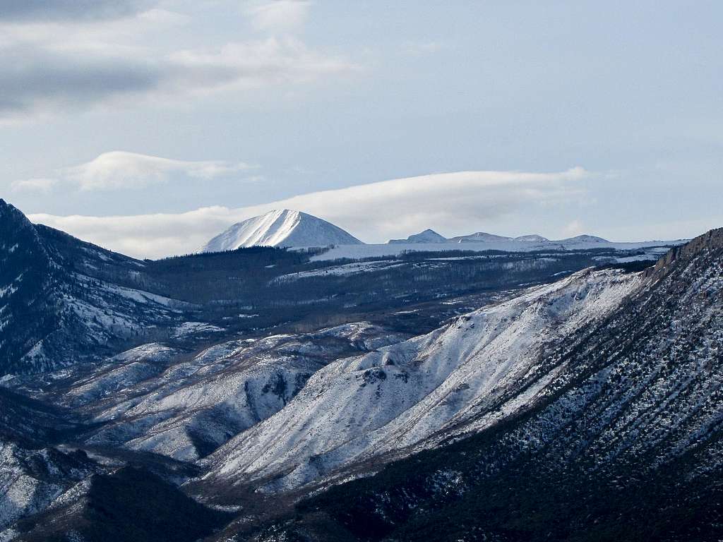 Zoomed view of Mt. Mellenthin
