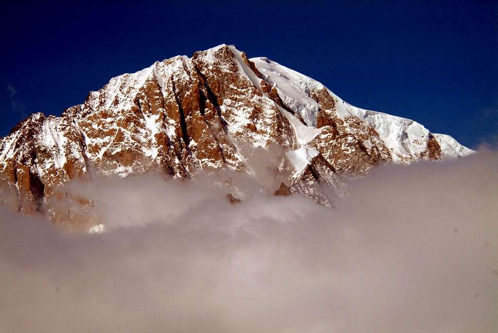 Mont Blanc <i>(4810m)</i> Southeast Face from Arpy 2004