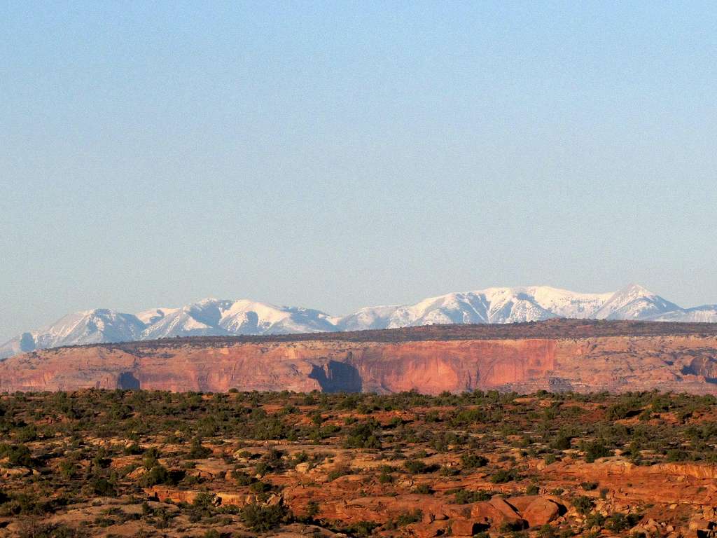 Zoomed view of the Henry Mountains