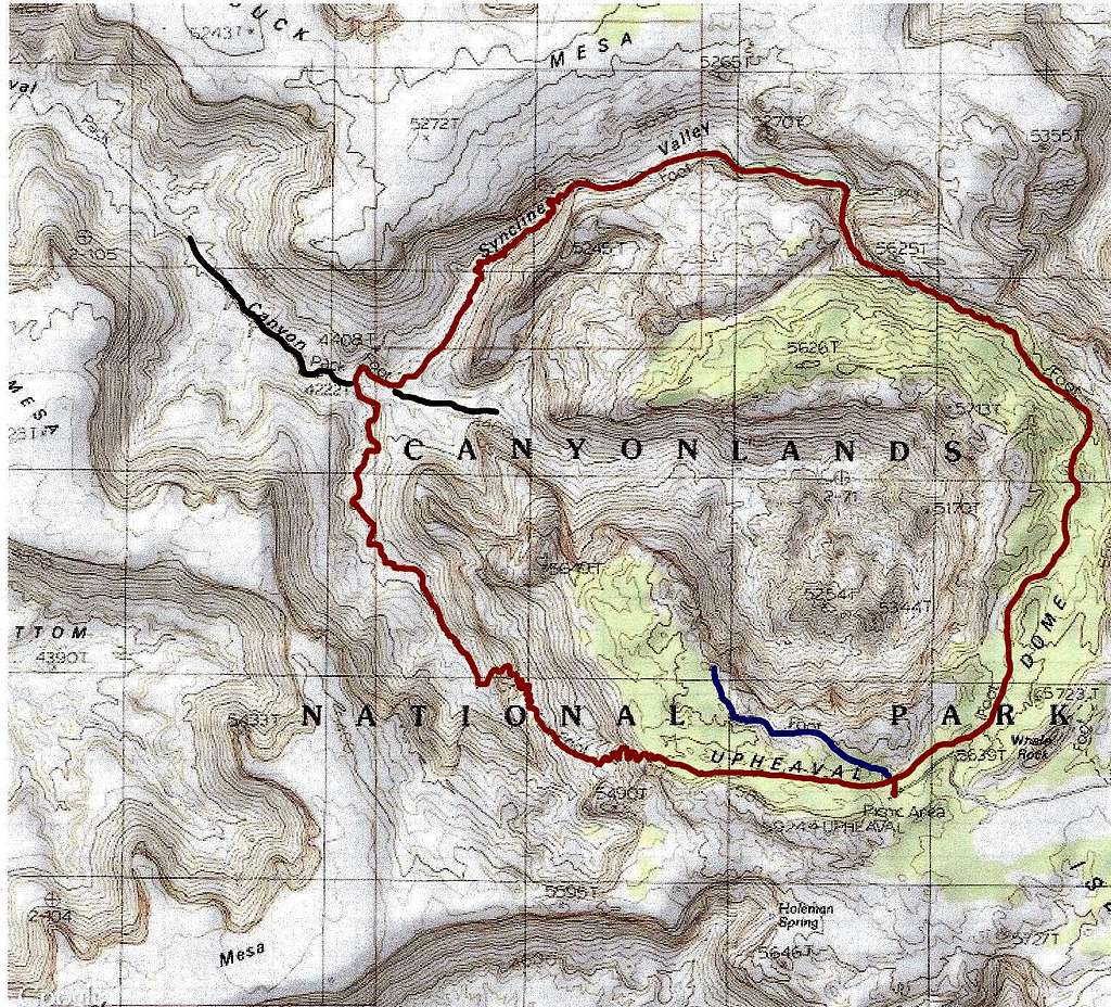 Syncline Loop Map