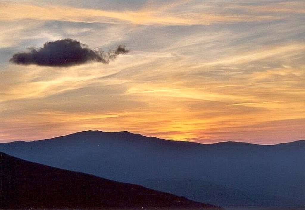 Nice sunset near the summit...