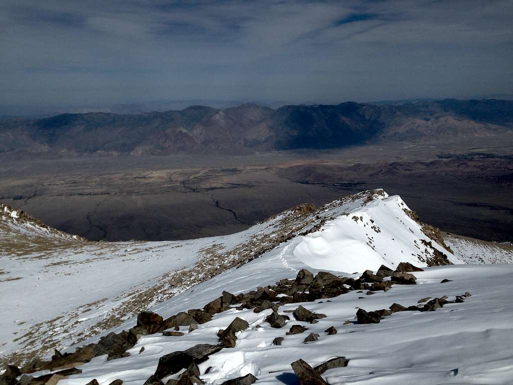 View to the South East from Mt. Williamson