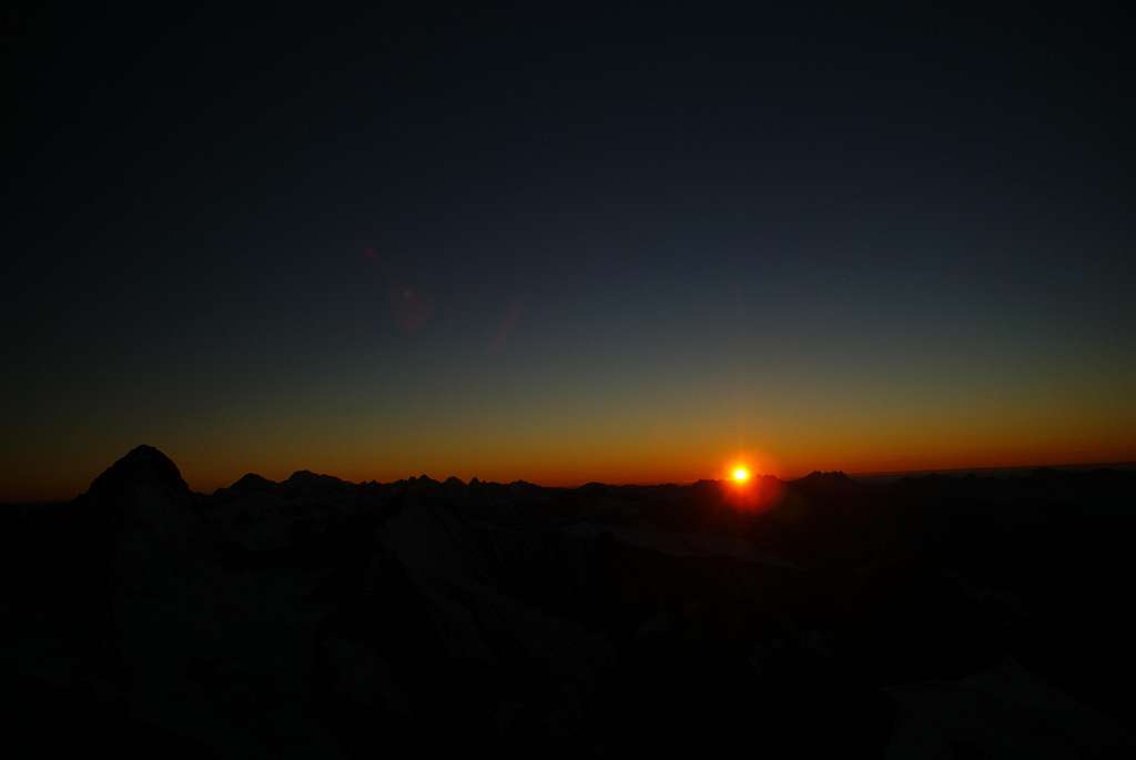 Sunset with significant Dent Blanche