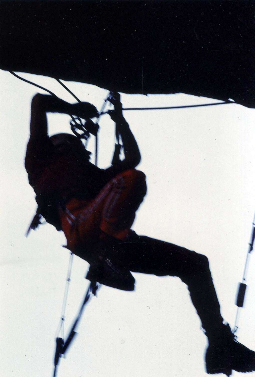 Climbing/3 Great Cliff by an only & sole old rope 1978
