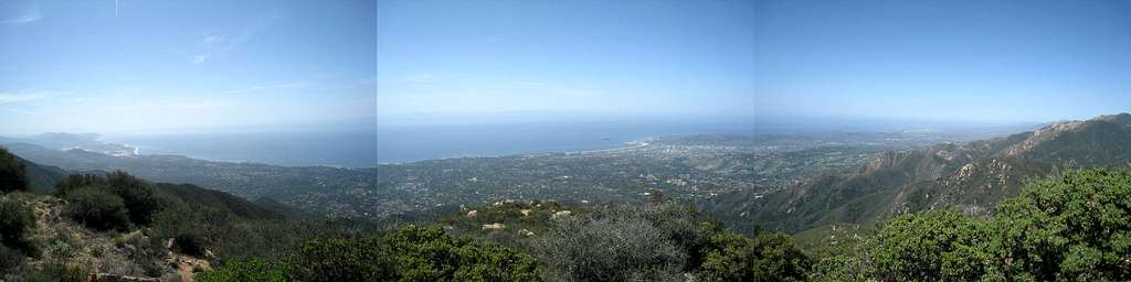 Summit view Montecito Peak