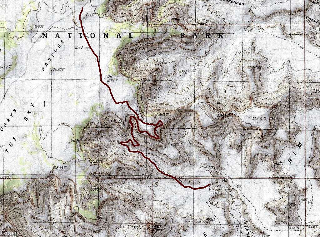 Lathrop Trail Map
