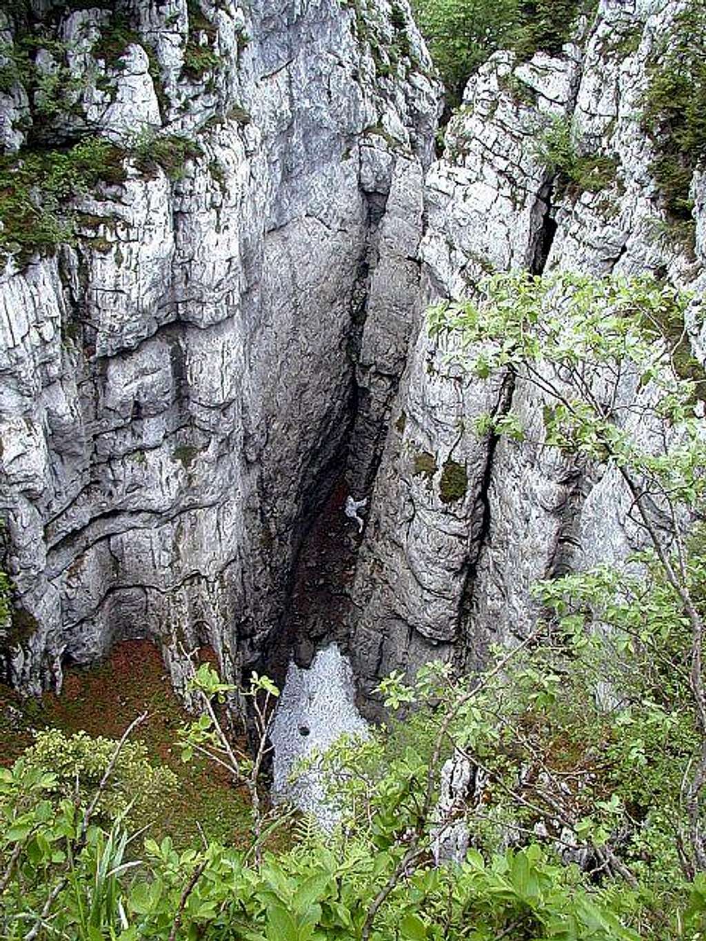 One of rock canyons of...