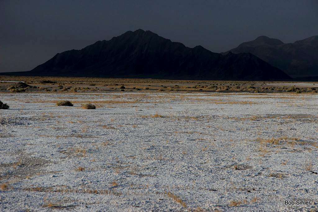 Eagle Mountain Across the Salt Flats