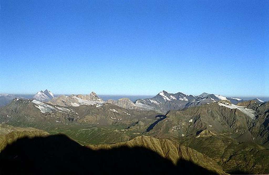 View to the Vanoise (France)...