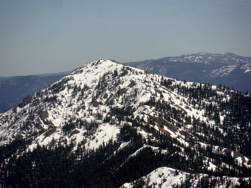Closeup of Miller Peak