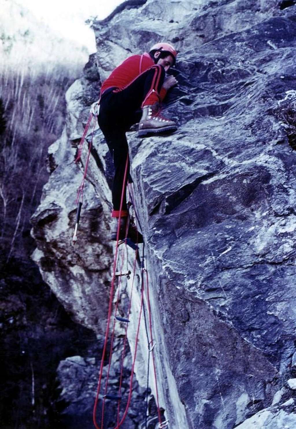 Old Climbings From Artificial to Free Climbing 1978