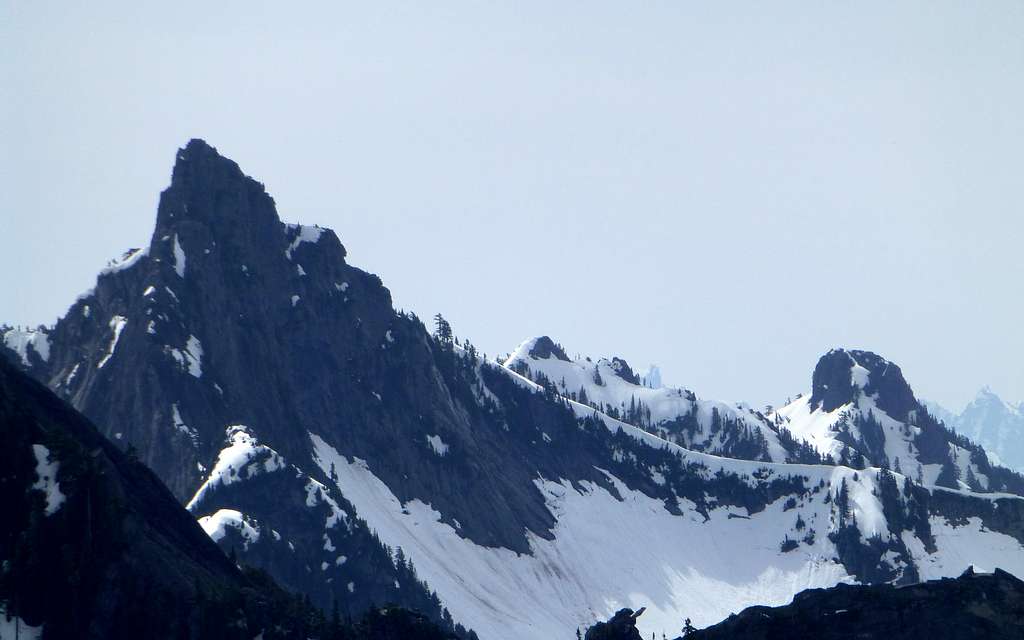 Bushwhack Peak (Pt. 5145) from Little Greider Peak
