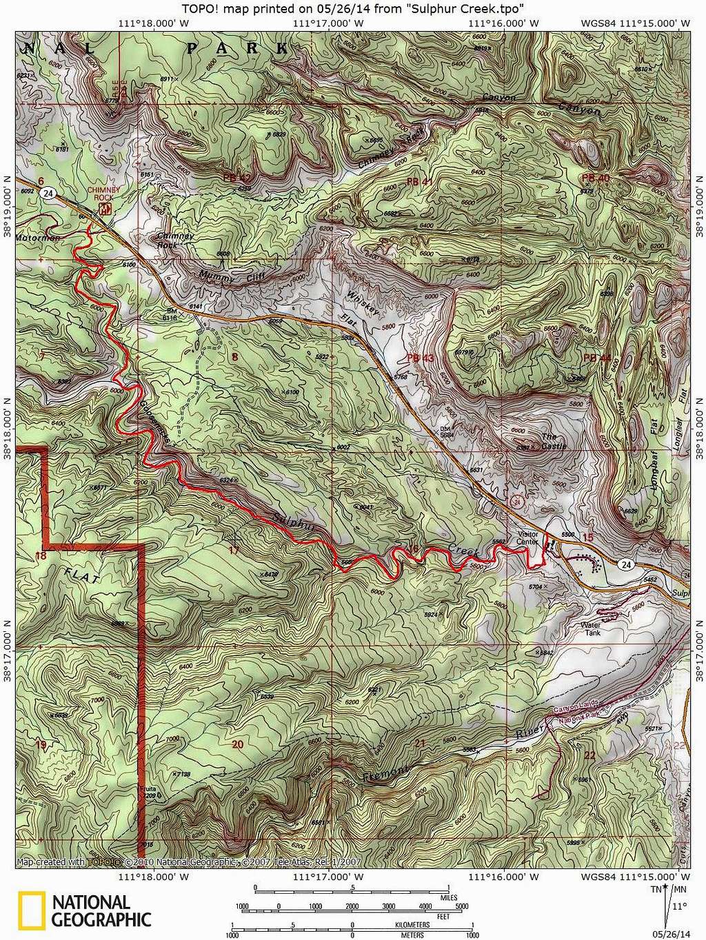 Sulphur Creek Route