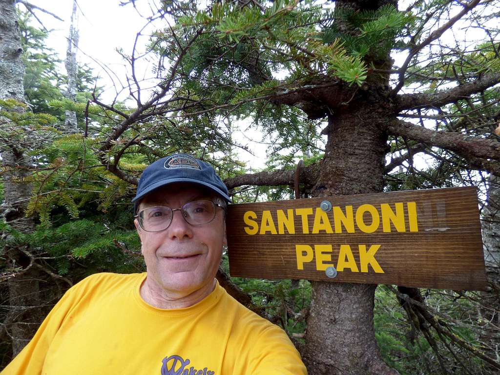 Santanoni Summit Sign