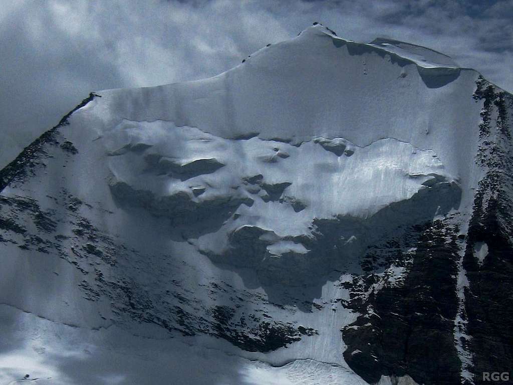 Seracs on the Bishorn NE face