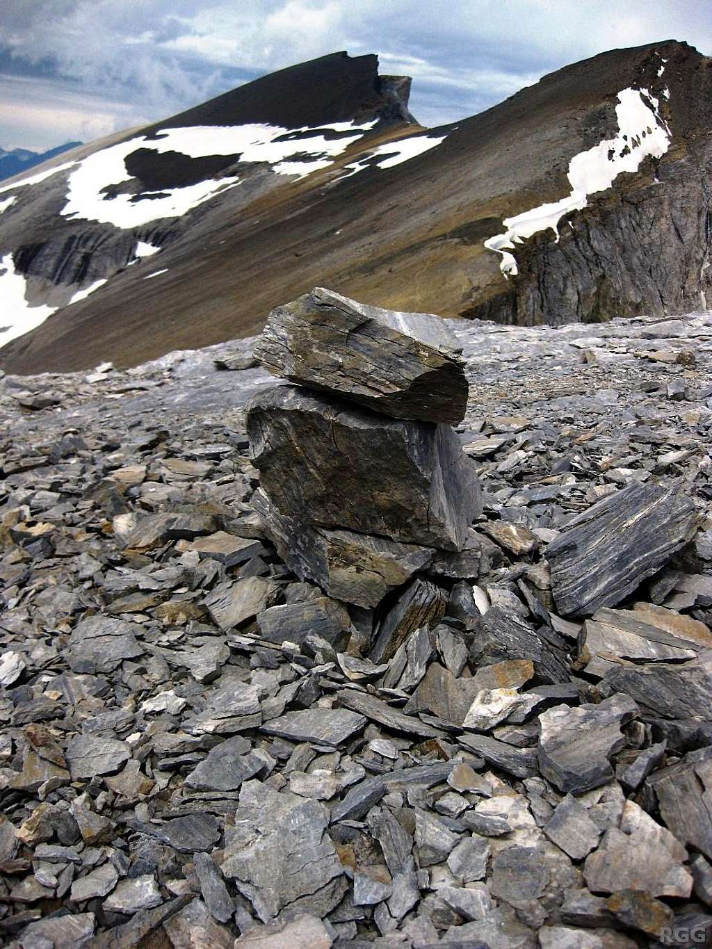 Cairn high on Schöllihorn