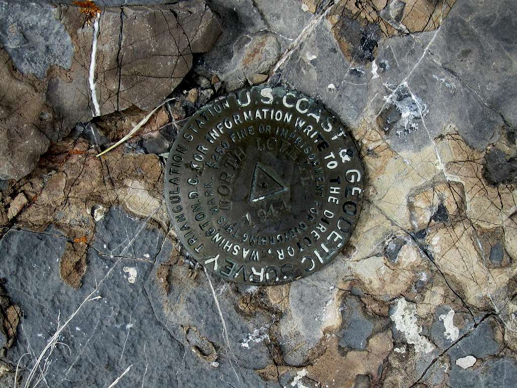 North Lovell Peak Benchmark