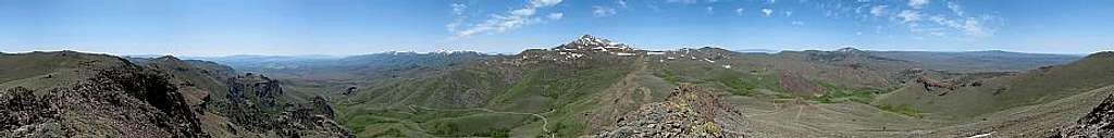 Granite Peak as viewed from Hinkey Summit