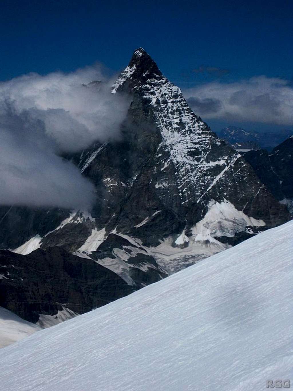 Matterhorn from high on Breithorn