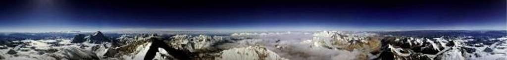 Panoramic view from Everest I...