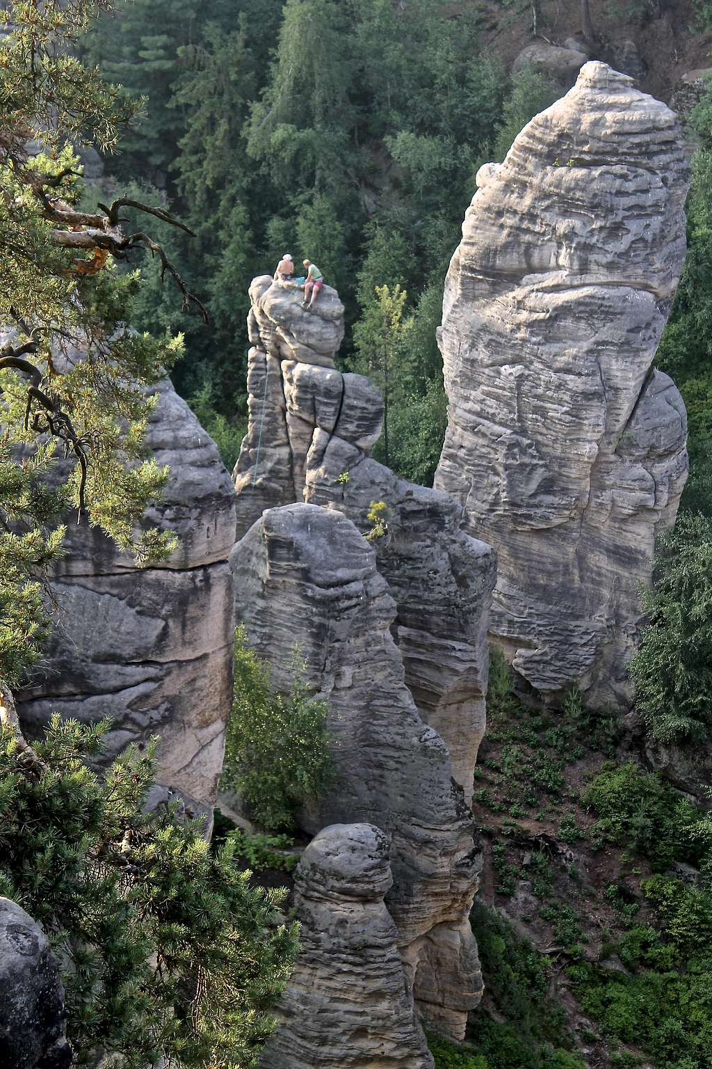 Climbers Prachovske skaly
