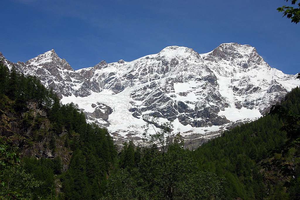 Monte Rosa tops from Vincent to Signakuppe