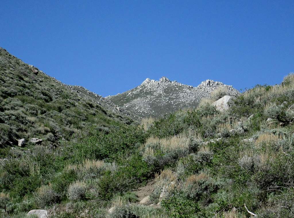 Granite Peaks as seen from east