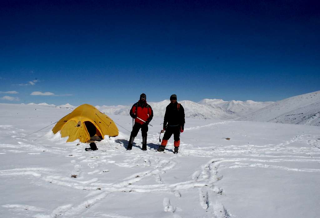 Me and Tergaiz, just before the start of the summit attempt