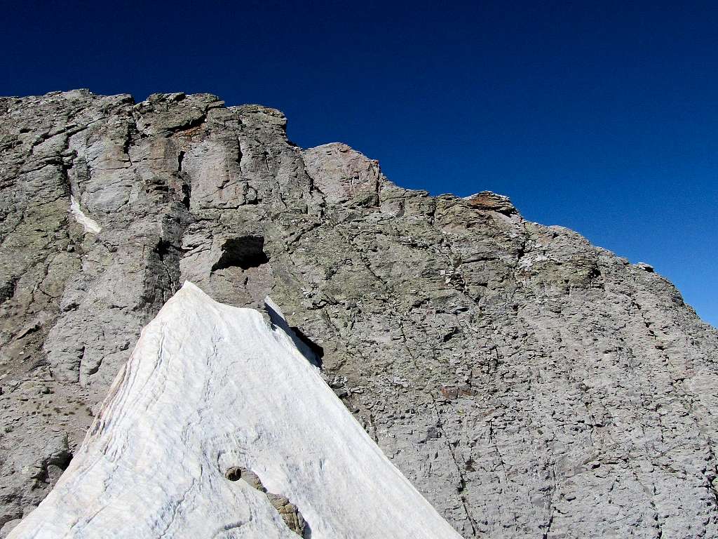 The summit of Palmyra Peak