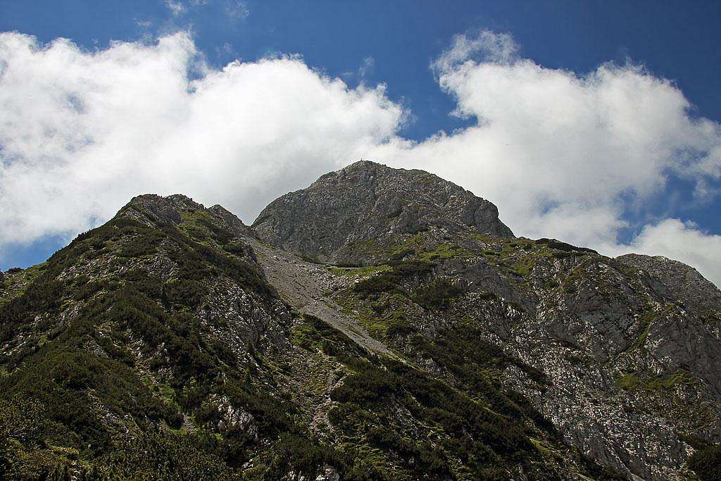 Storzic summit from the N ridge