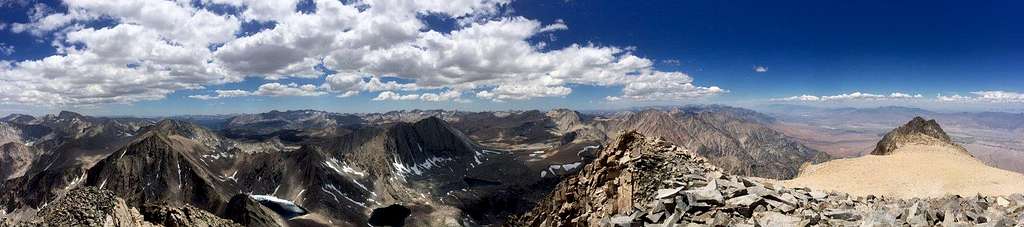 pano from the summit of Williamson