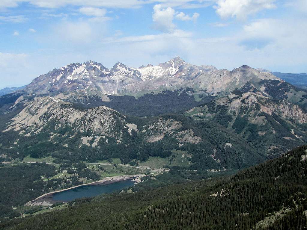 The Wilsons, Trout Lake and Lizard Head Pass on Route 145