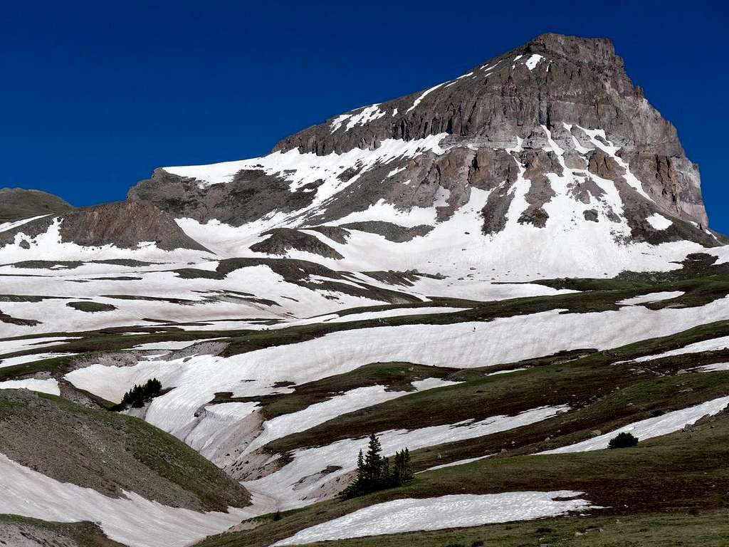 Lots of late snow, June 2014