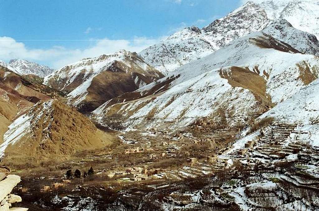 Imlil village at 1700 meter