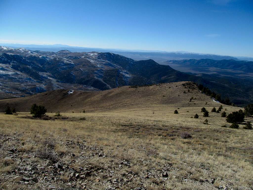 SW from Telegraph summit area