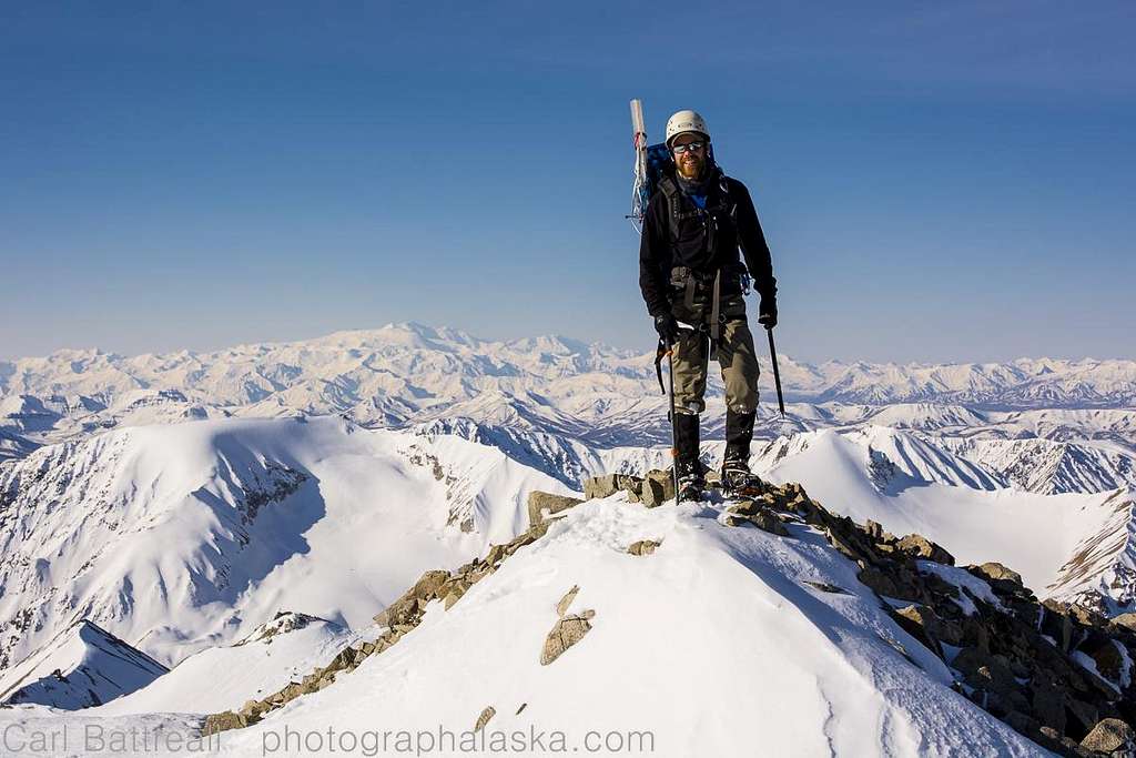 Summit Of Hidden peak, 8514, Nutzotin Mountains, Alaska
