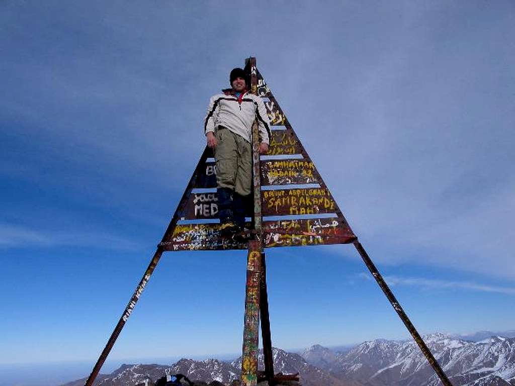 On top of Toubkal