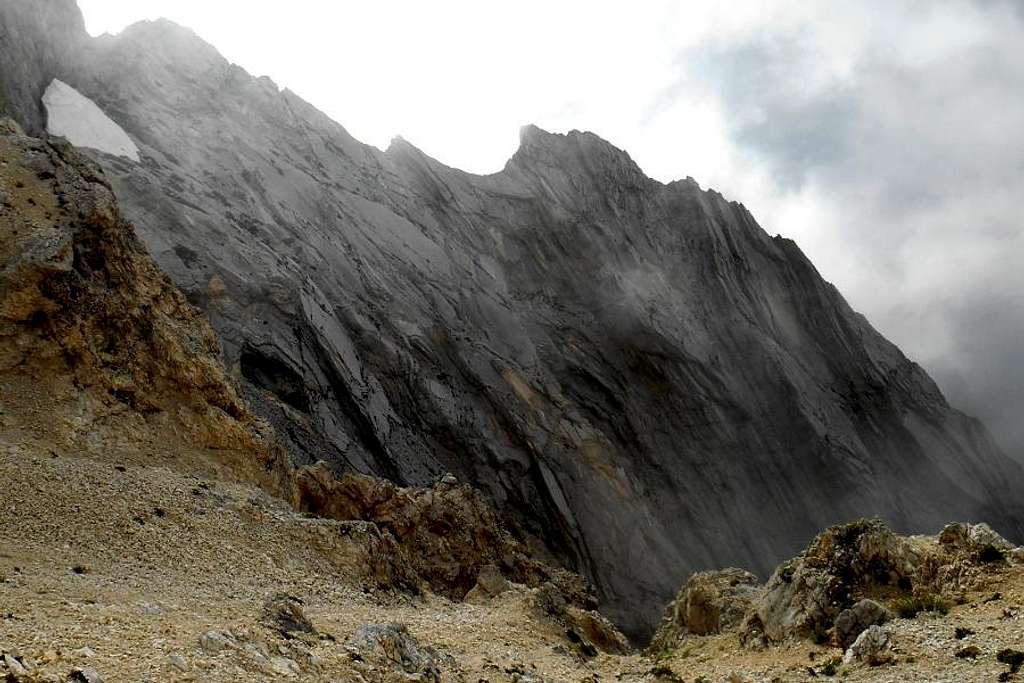 Rock face of Mt. Camicia (north)