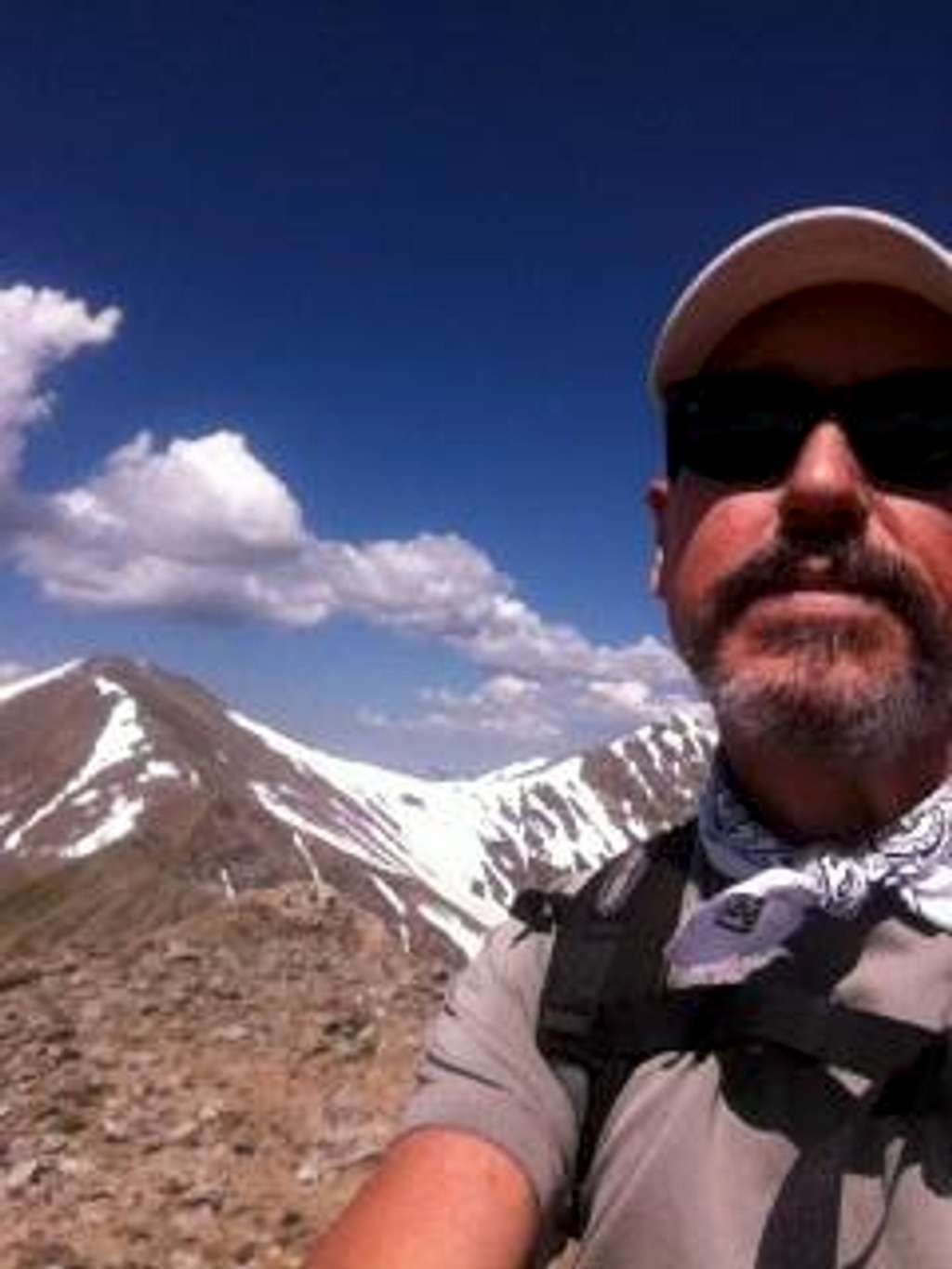 Mt Edwards selfie with Grays & Torreys in background