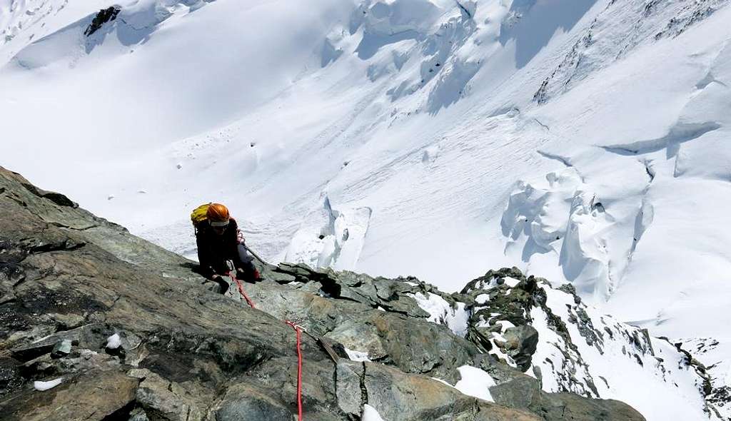 On the south east ridge