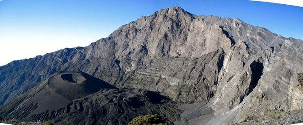 Panoramic view of Mt Meru...