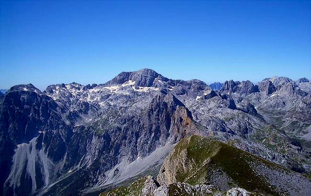 Massif of Prokletije Mountain...